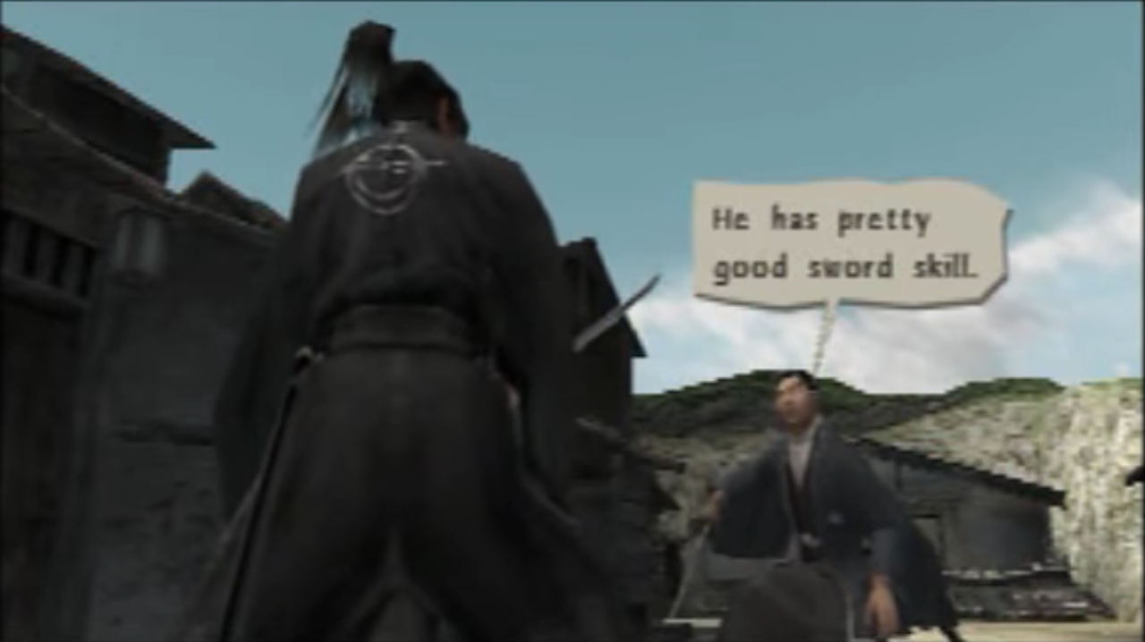 Gameplay from Way of the Samurai.