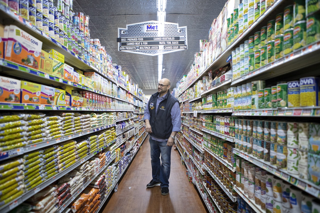 Kareem checking inventory.