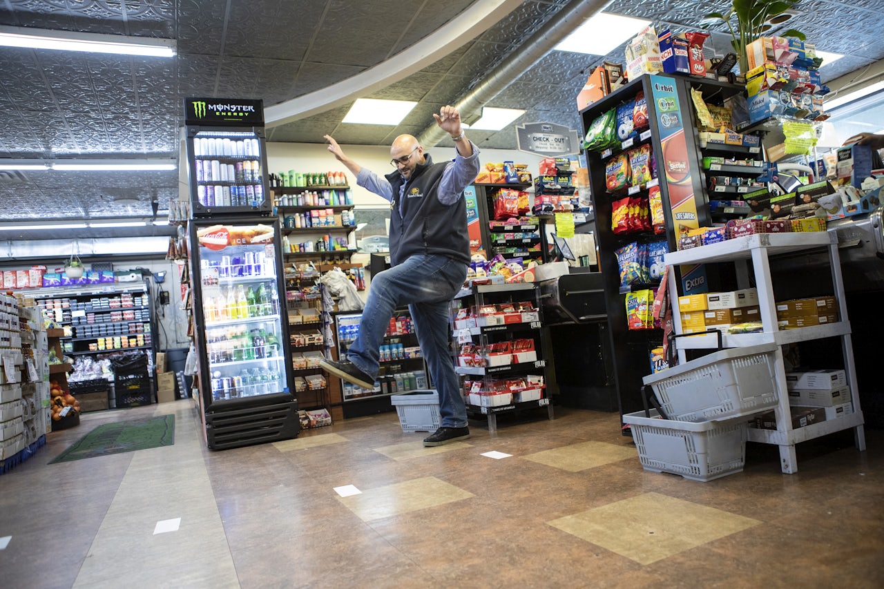 The final product doesn't turn out as well as he'd hope, so he scraps it.