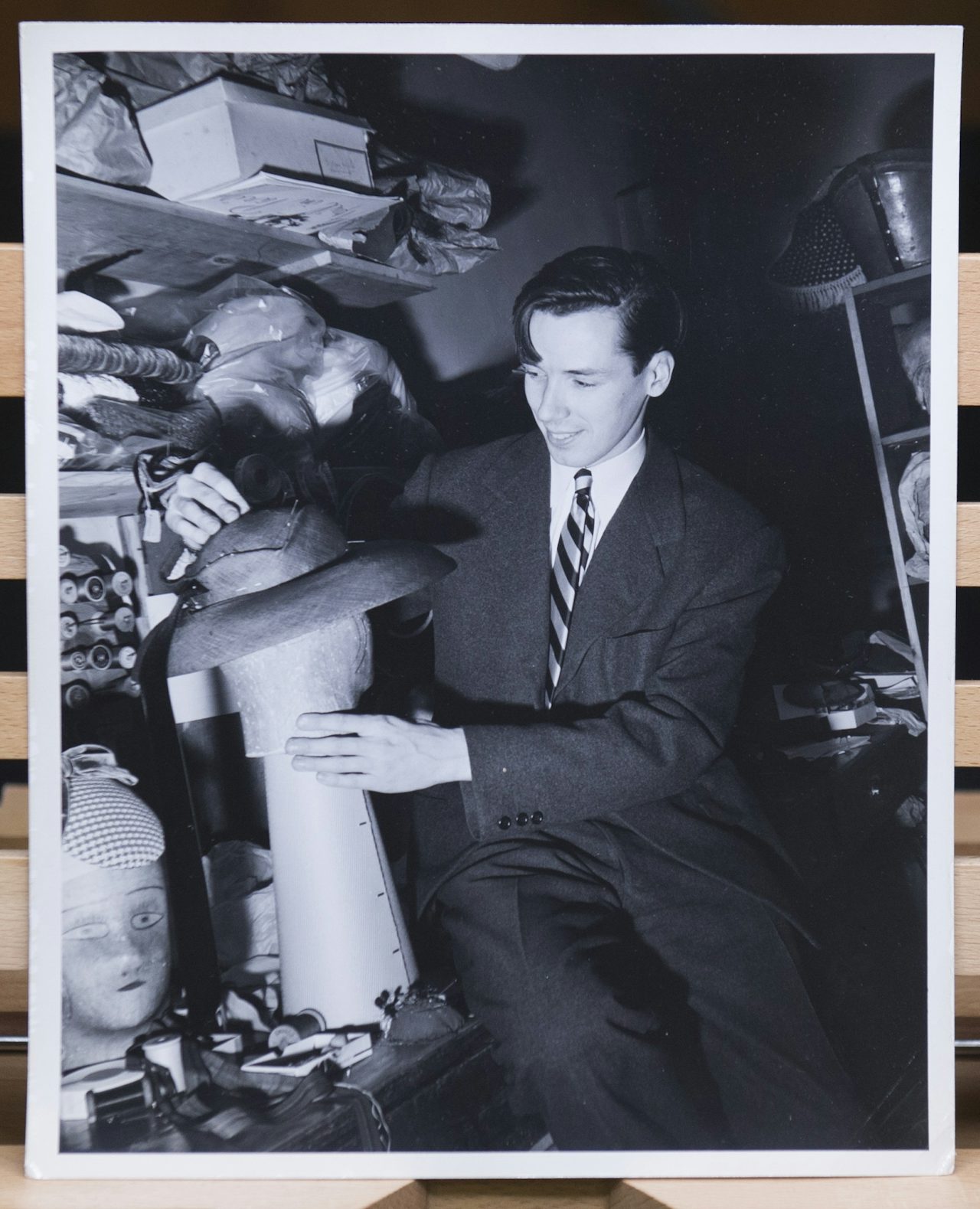 Cunningham during his time as a milliner.