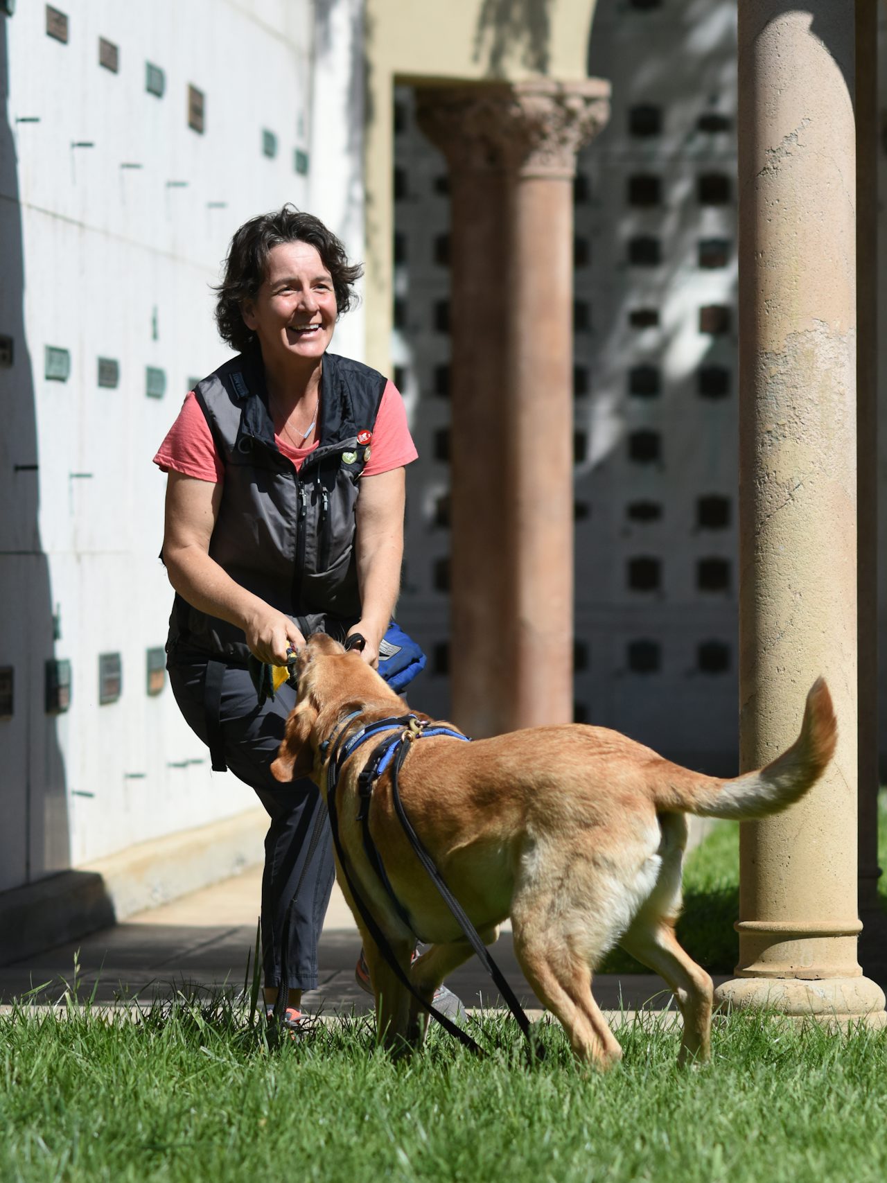 Sarah Owings and Tucker.