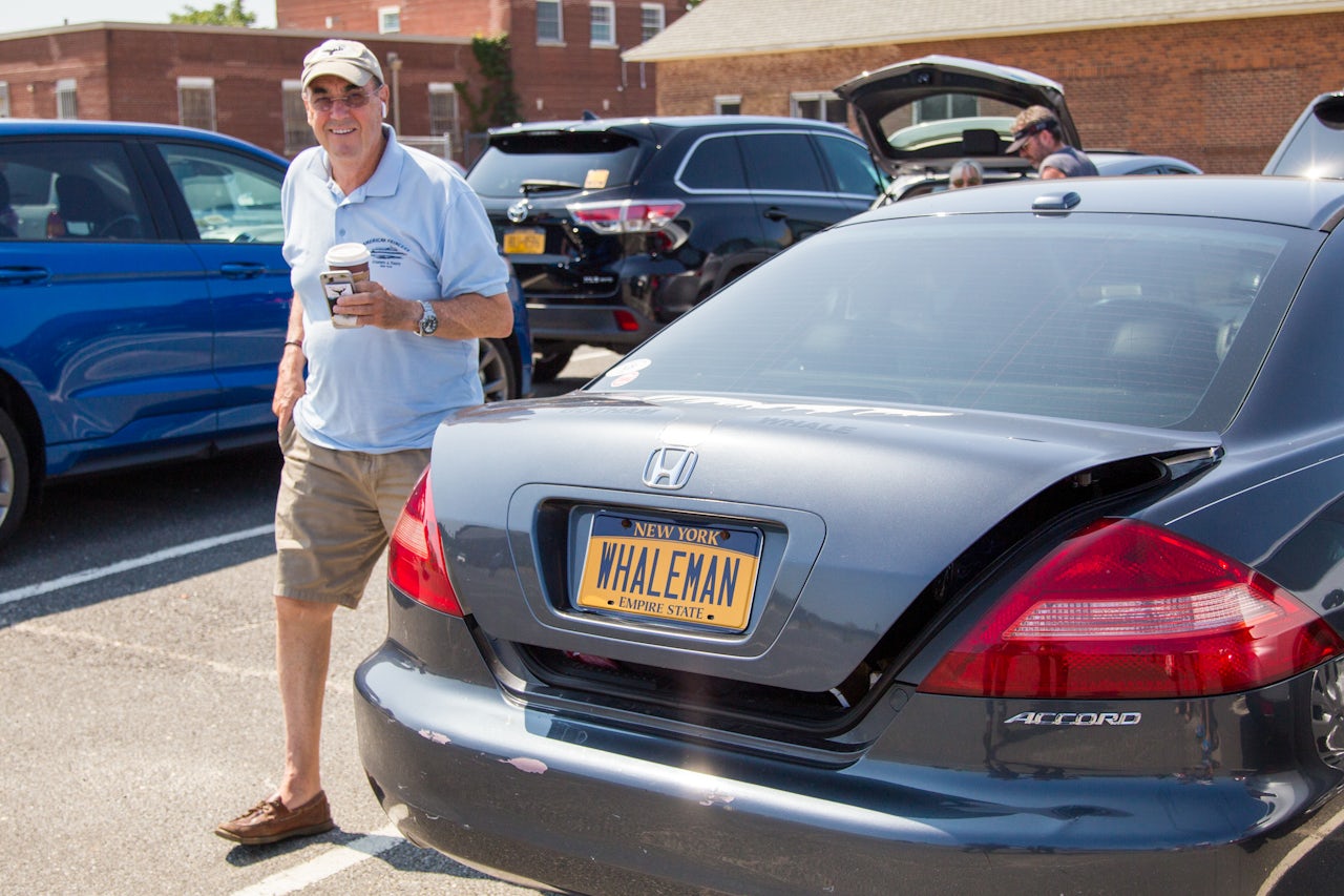 Paul Sieswerda, ready to whale watch.