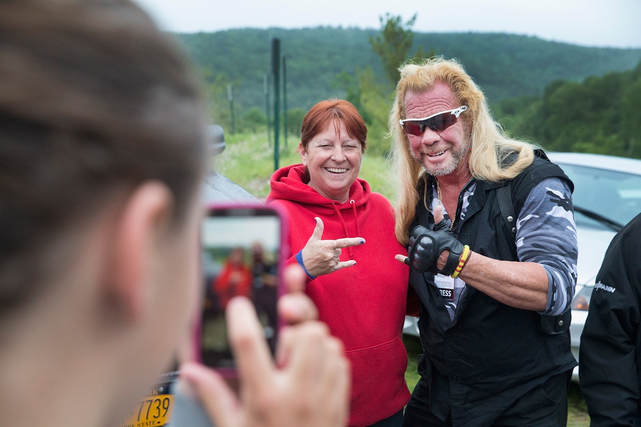 For some reason, Dog the Bounty Hunter was in Dannemora after Sweat was captured.