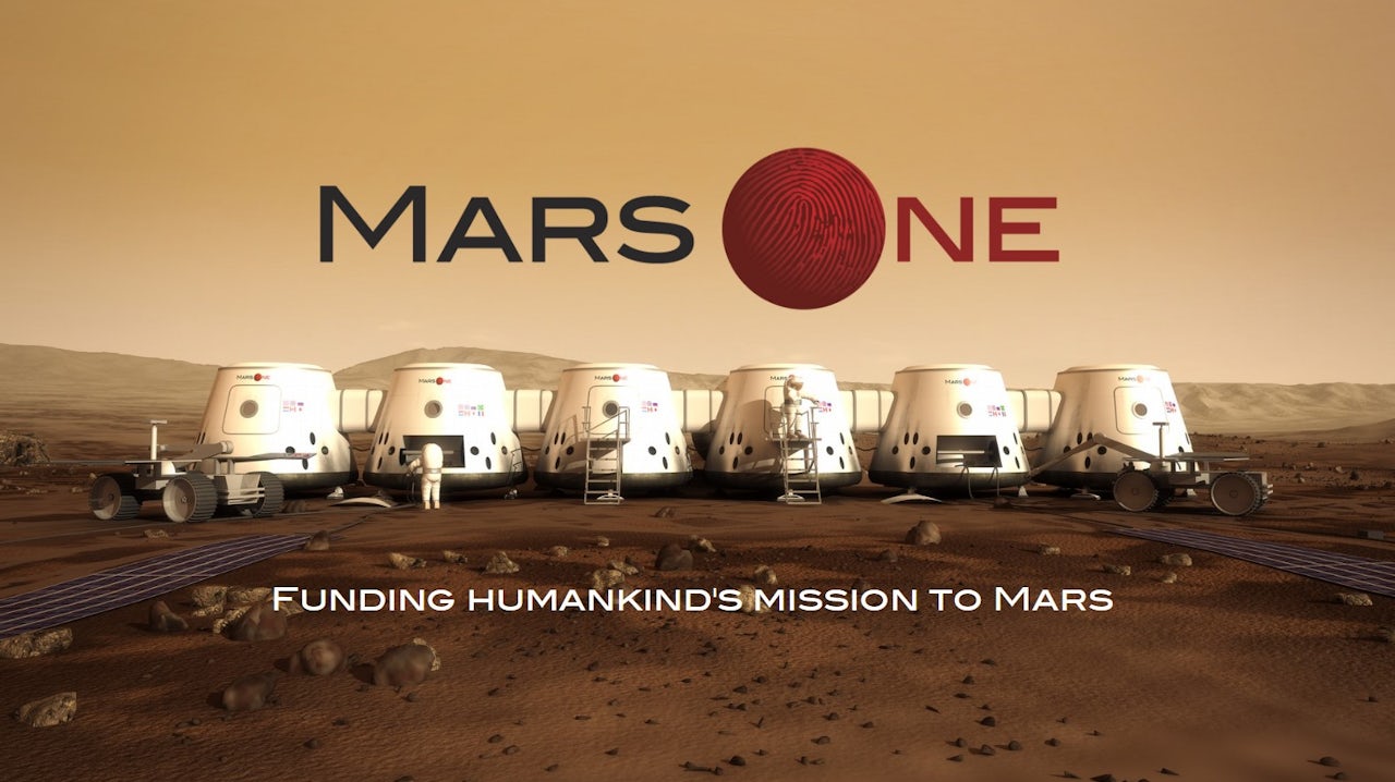 The cover page of a 2017 Mars One presentation that was, in retrospect, overly optimistic.