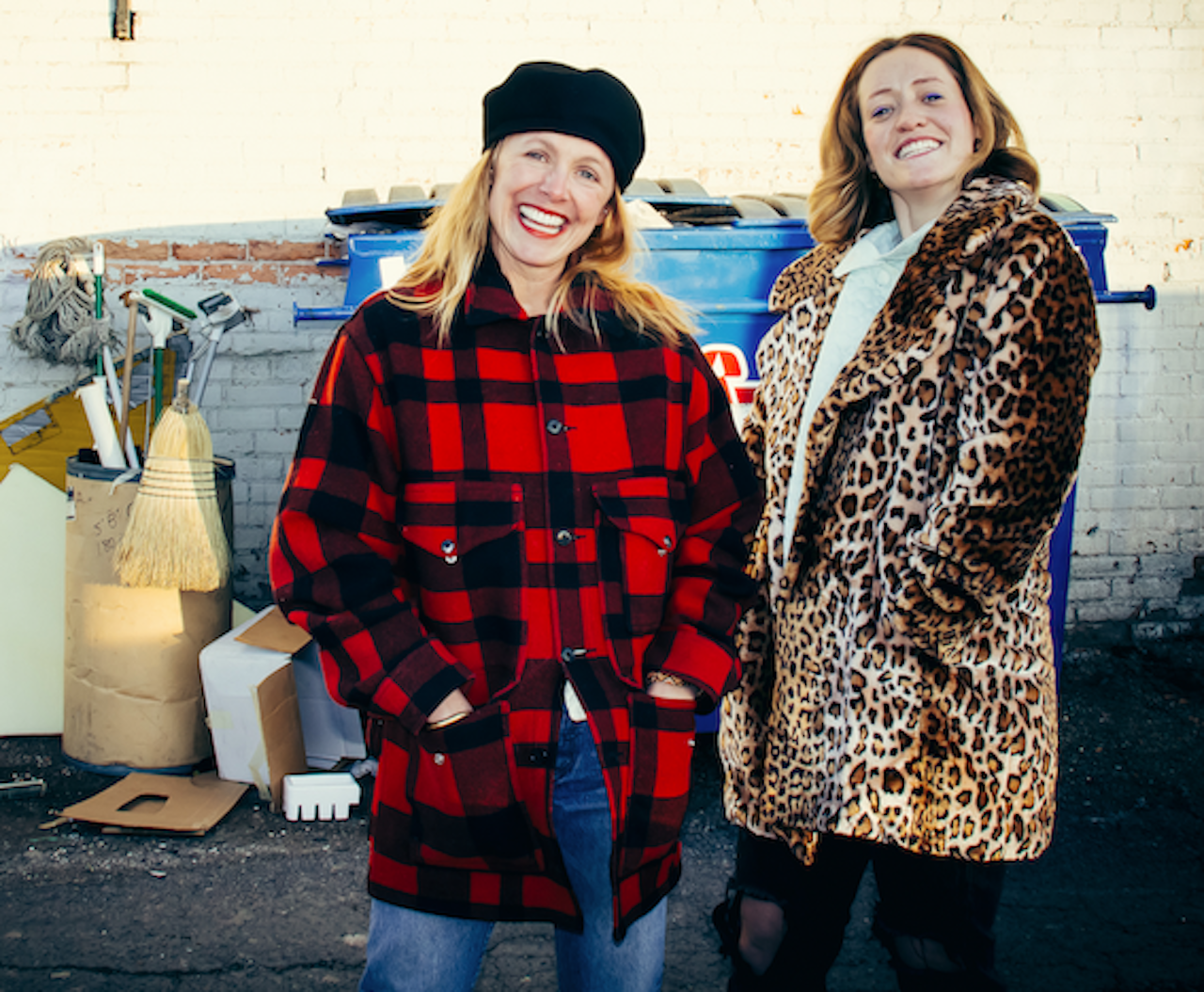 Co-owners of Divine Trash Vintage Miranda Hickox and Aimee McQuilkin