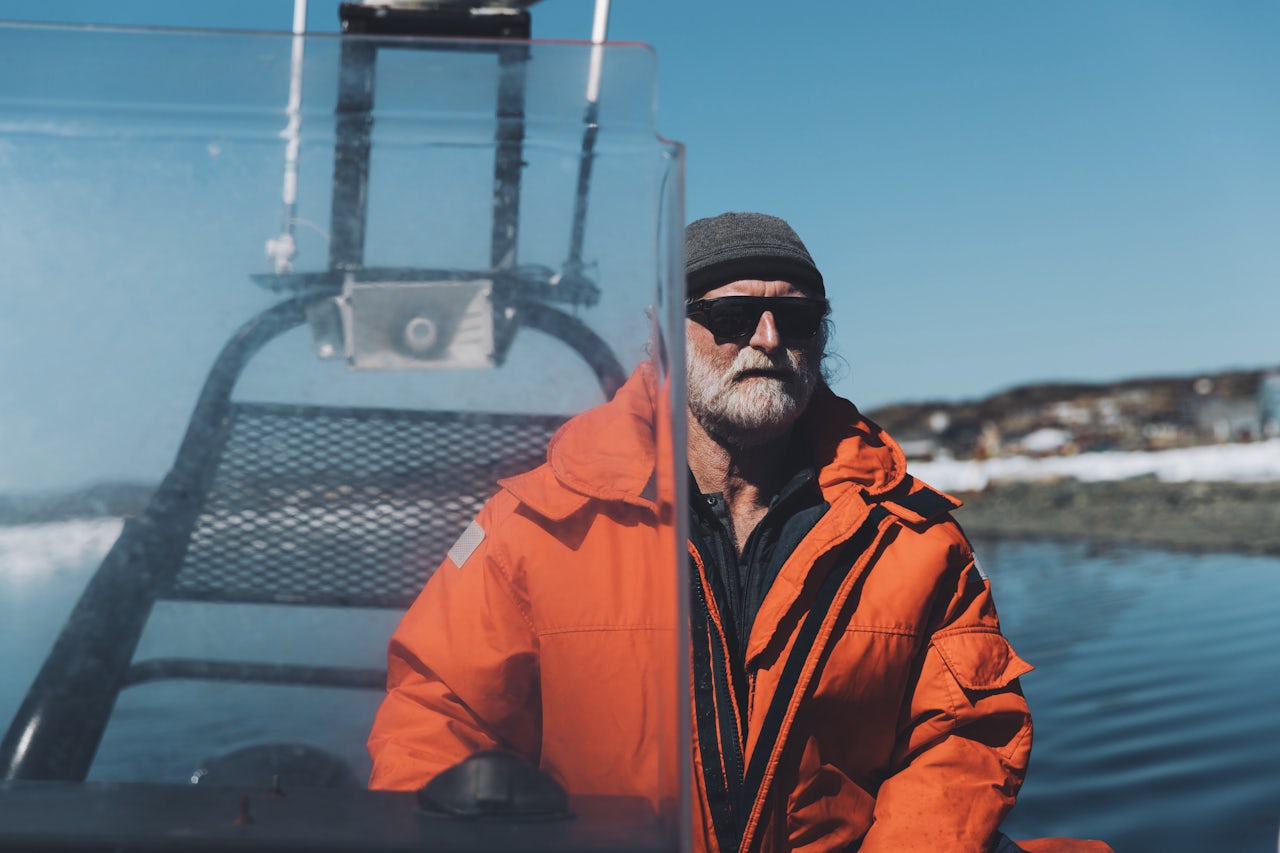 Captain Barry, the paradigm of a sea captain, with his snowy white beard and blue eyes.