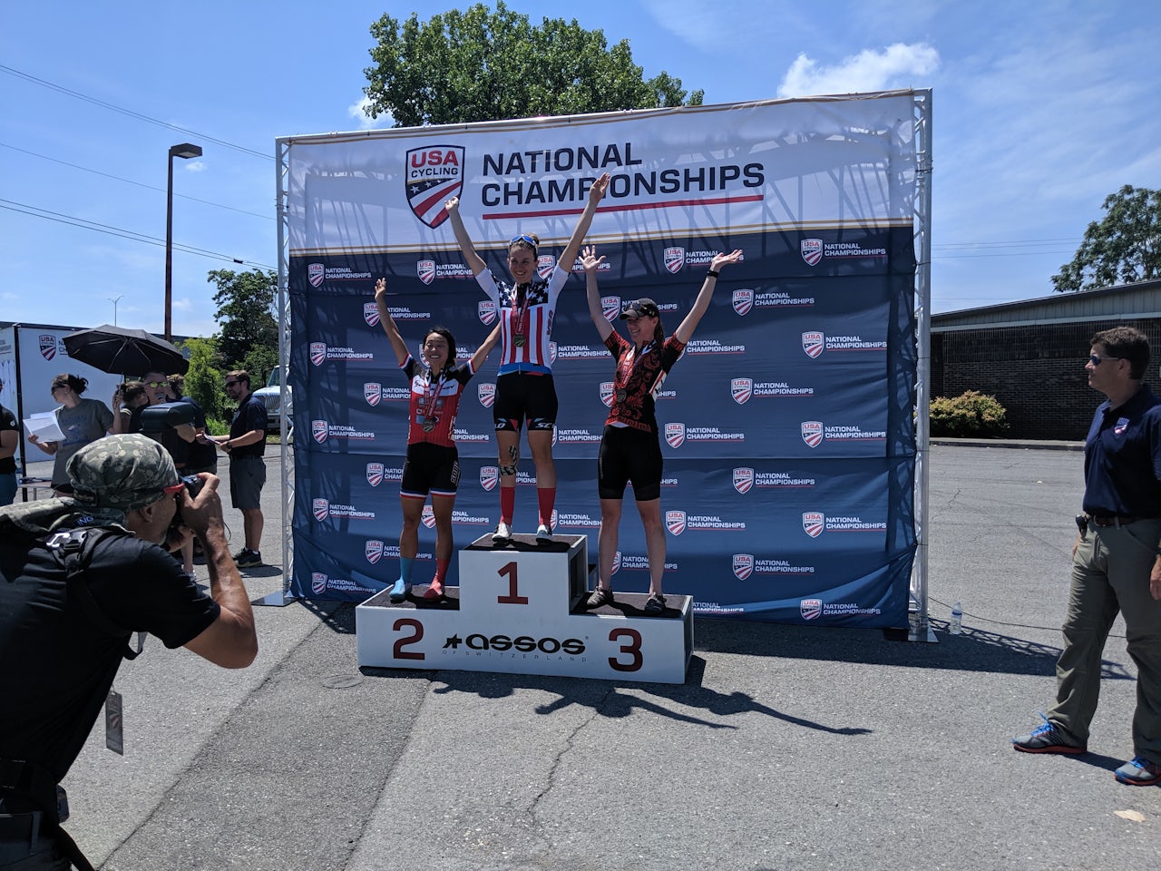 Medal ceremony in Knoxville