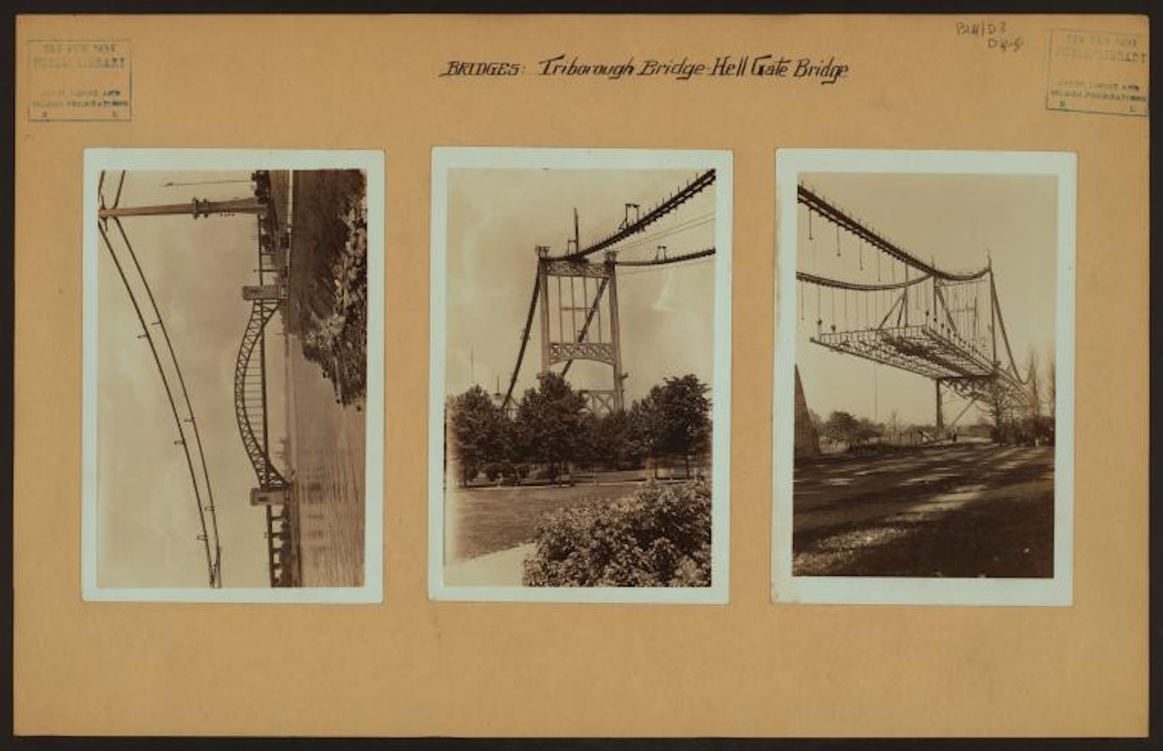 The Triborough Bridge.