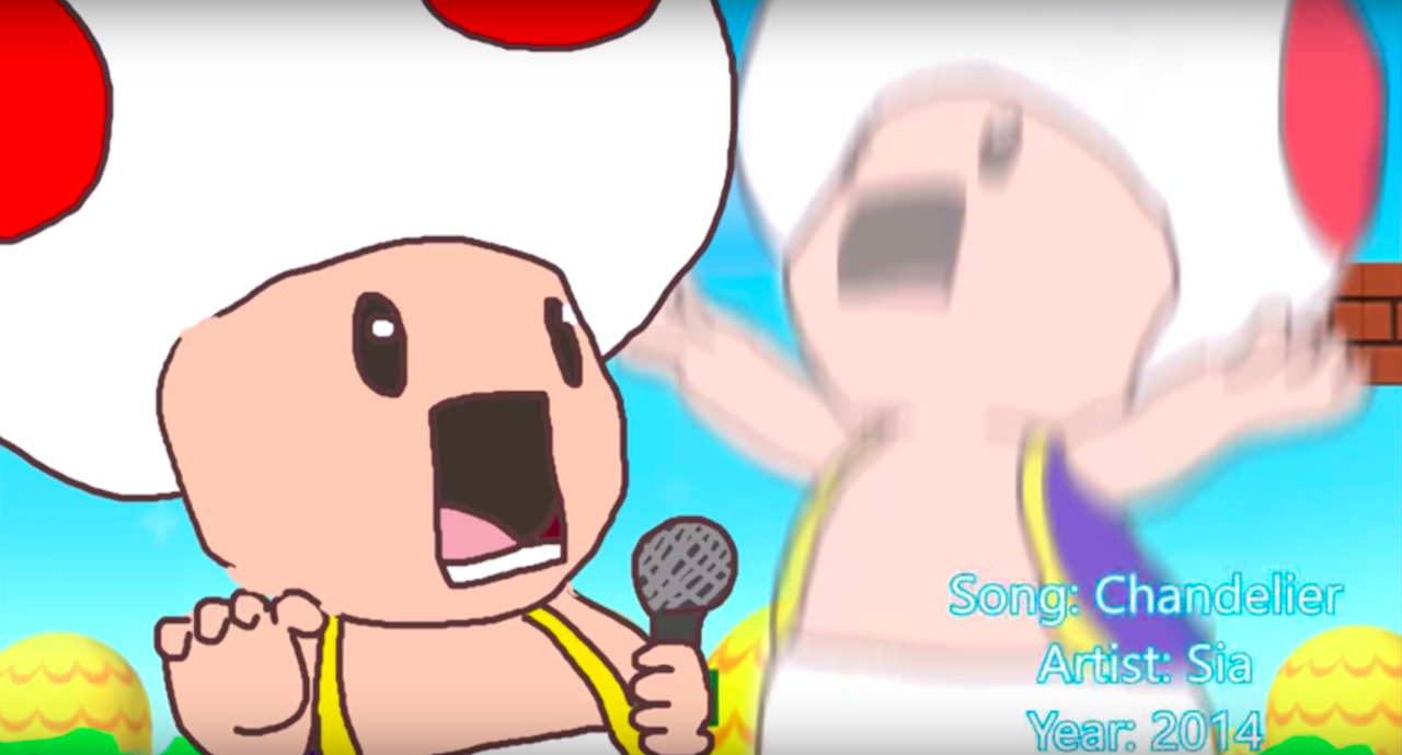 Toad Sings Chandelier Is The Most Memorable Song Of The Year The Outline - toad sings chandelier is the most russian yelling roblox sound id Toad Sings Chandelier Is The Most Memorable Song Of The Year The Outline - russian yelling roblox sound id