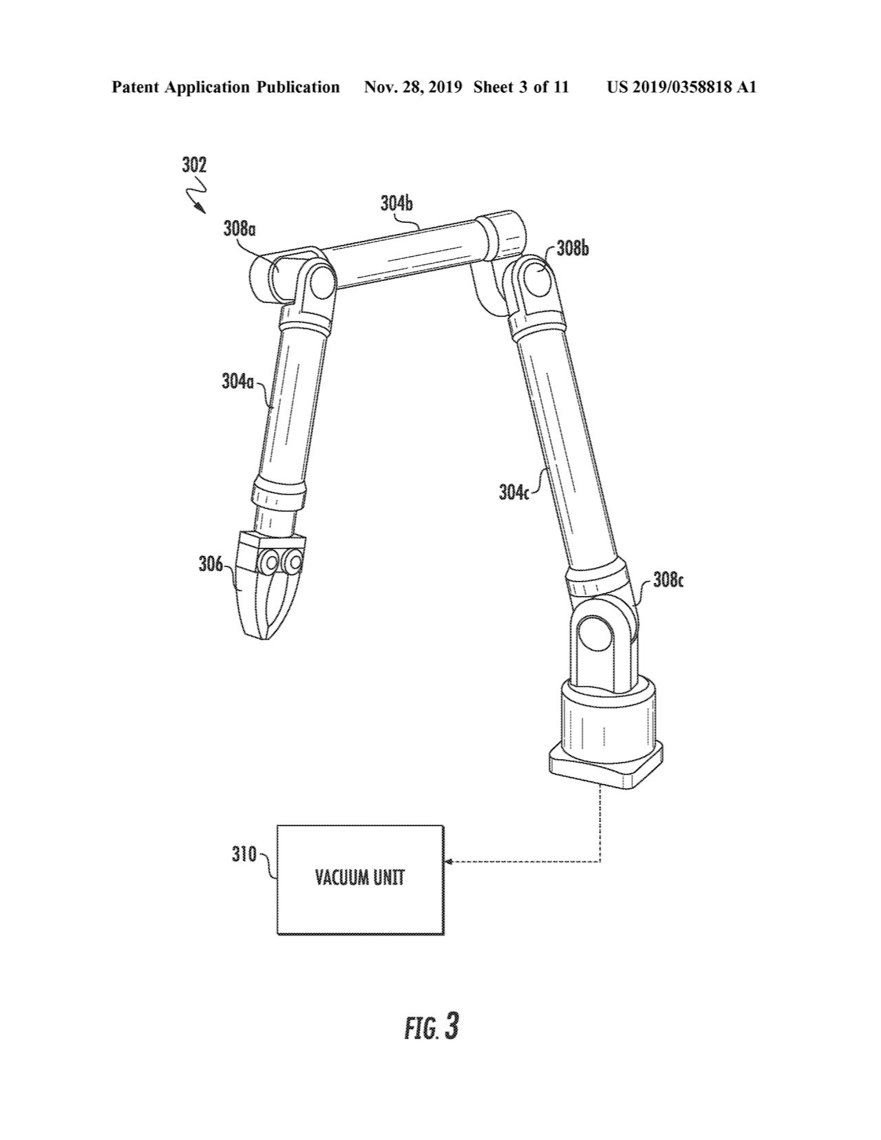 The robotic vacuum from Uber's patent filing.