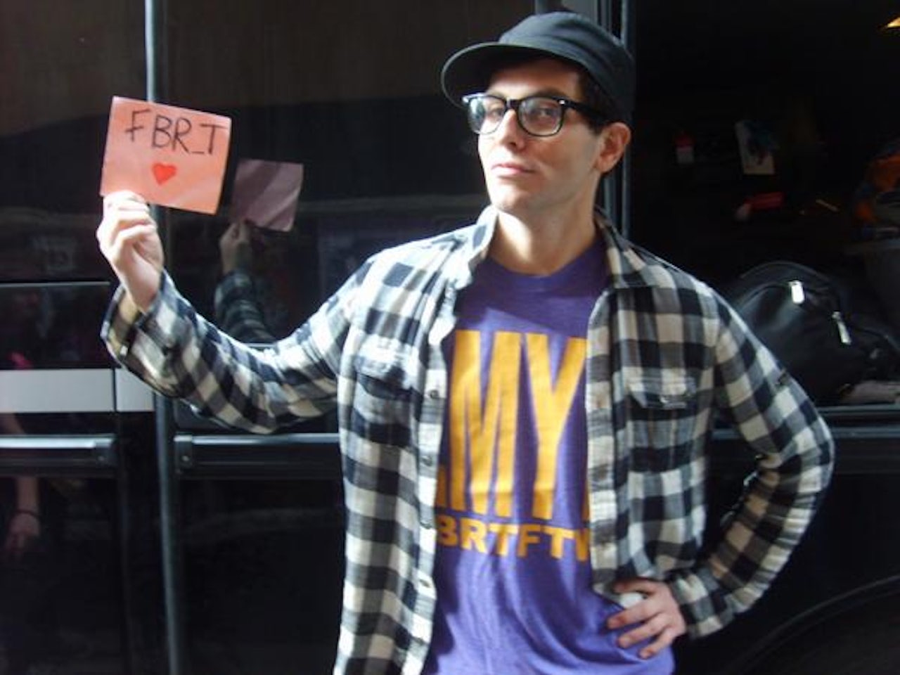 Cobra Starship’s Gabe Saporta.